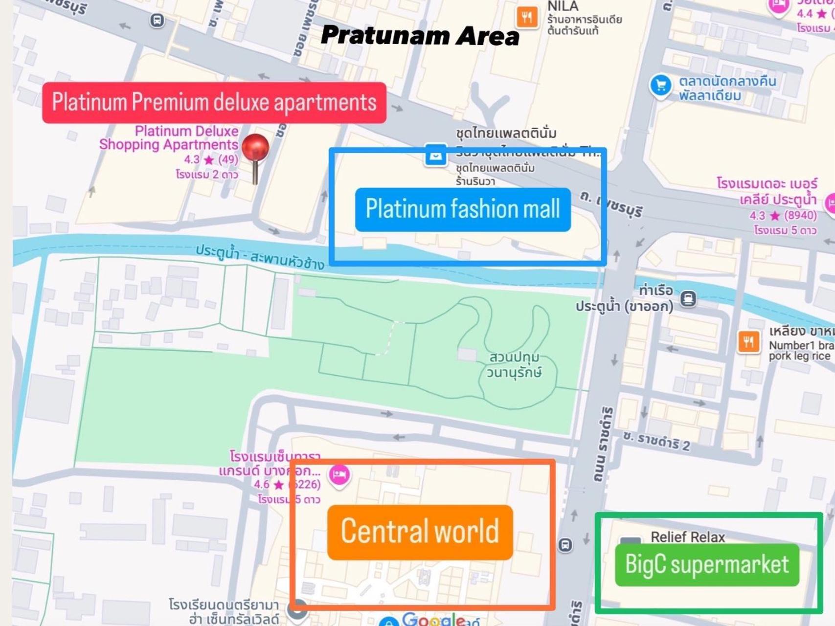 Platinum Deluxe Shopping Apartments Bangkok Kültér fotó